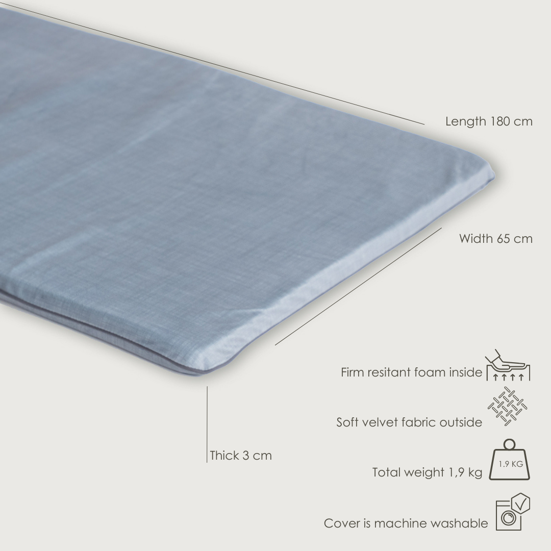 Winter Skies - Graue Yogamatte