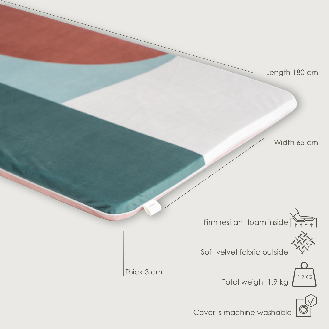 Balance is Key - Dicke Yogamatte mit Aufdruck