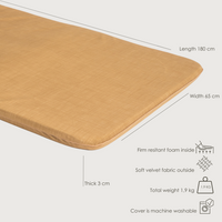 Autumn In The Park - Ochre Yoga Mat, extra Thick