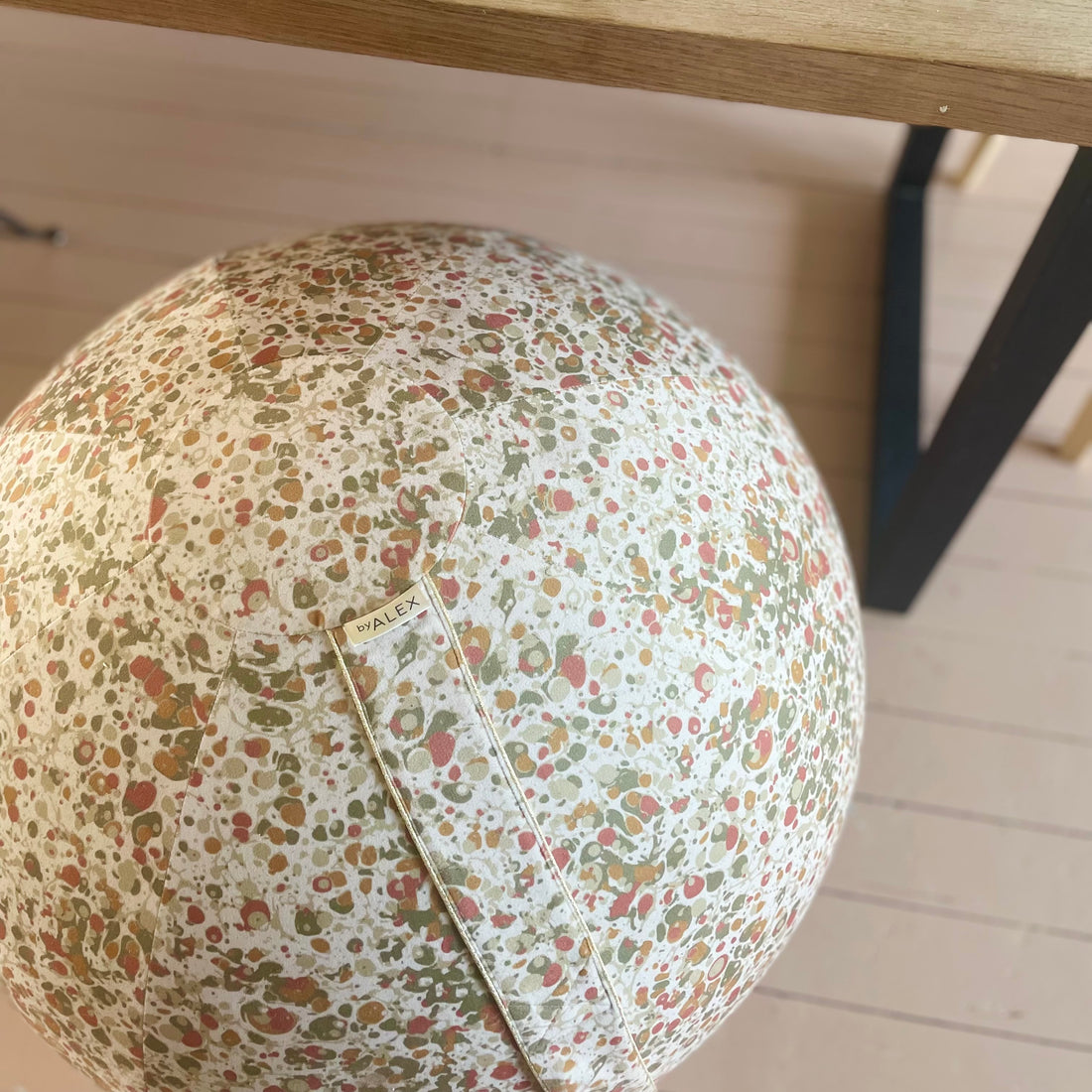 patterned Yoga ball