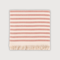 Terracotta Striped Activity & Beach Towel - byAlex BomGosto Collection