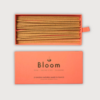 Natural incense sticks - Rose, Racine d'Iris, Rhubarbe