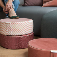 Ma Chérie - Burgundy Pouf