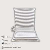 Blauwe Vloerstoel - voor Meditatie & Strand - byAlex BomGosto Collectie