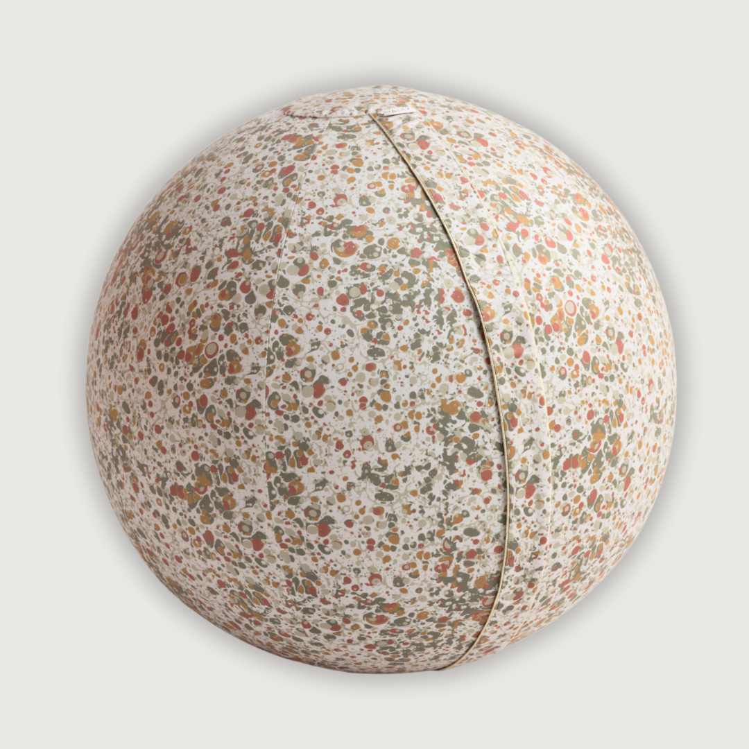 Magnify Neutral Life - Beige Sitting Ball with Print