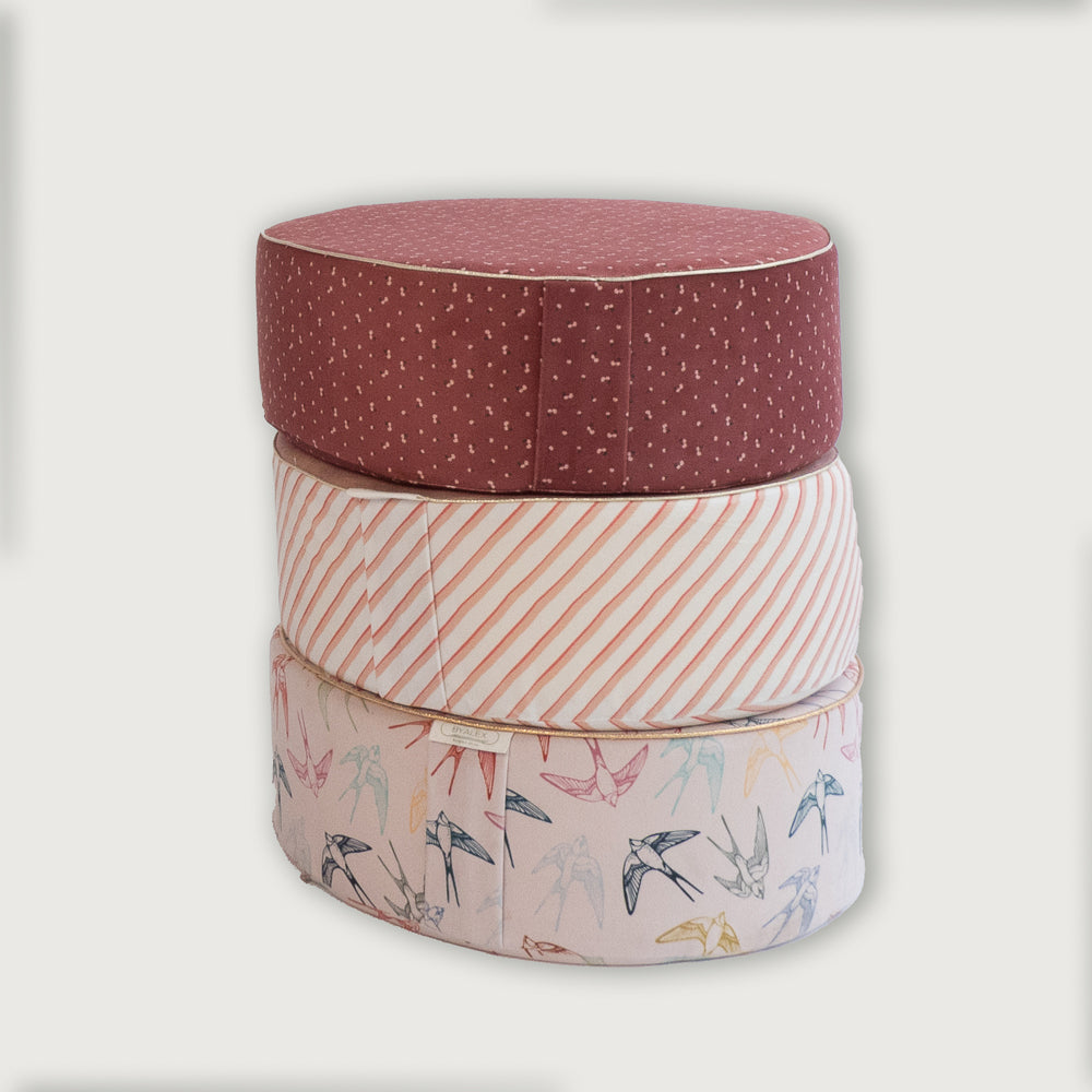 Pink Candy Cane– Rosa Pouf