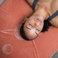 yin yoga mat brown 