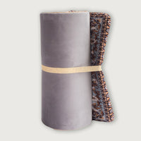 blue pattern pilates mat