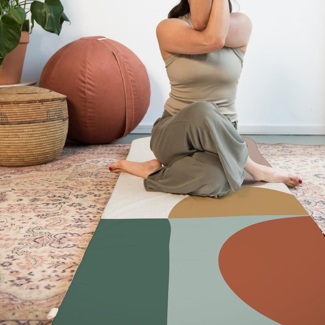 3 cm thick Yoga Mat with design print – ByAlex