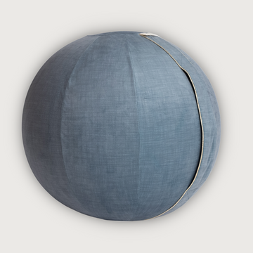 Grey sitting ball