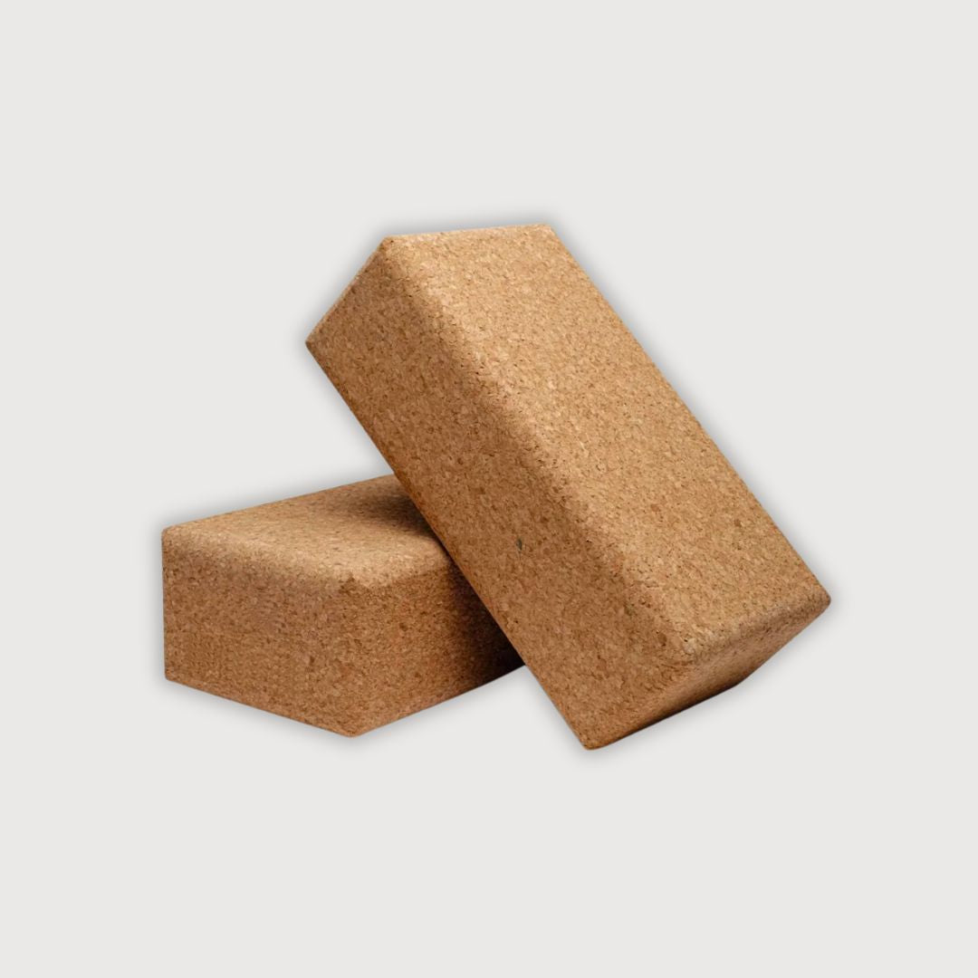 Set of 2 Cork Yoga Blocks- byAlex BomGosto Collection