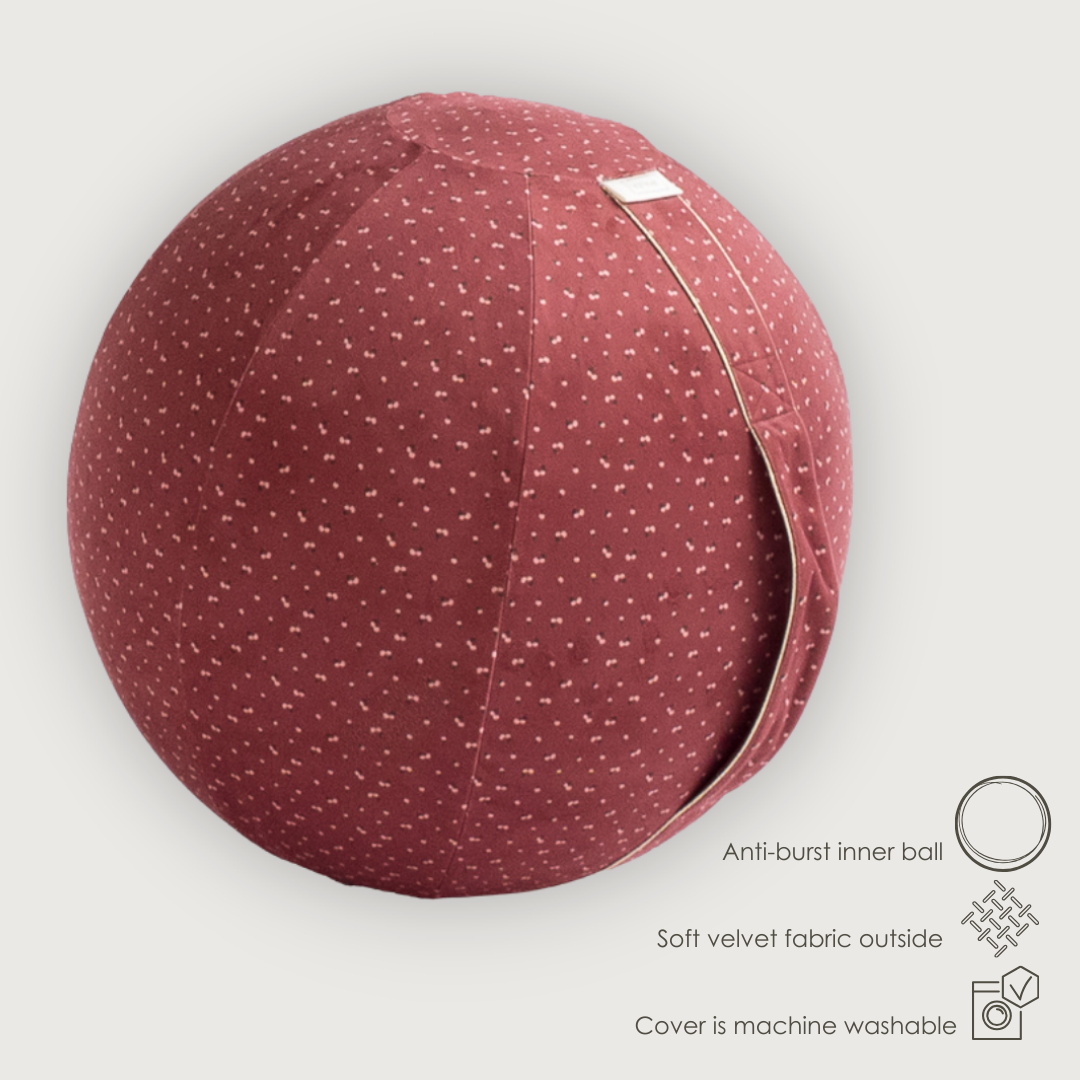 Ma Chérie - Burgundy Sitting Ball