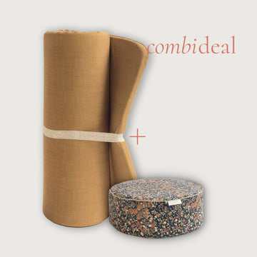 Combideal Autumn In the Park Yogamat & Maginfy Blue Life Pouf