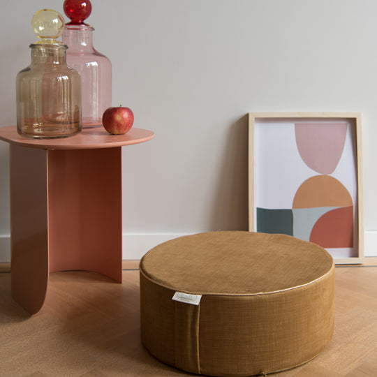 Stylish meditation poufs