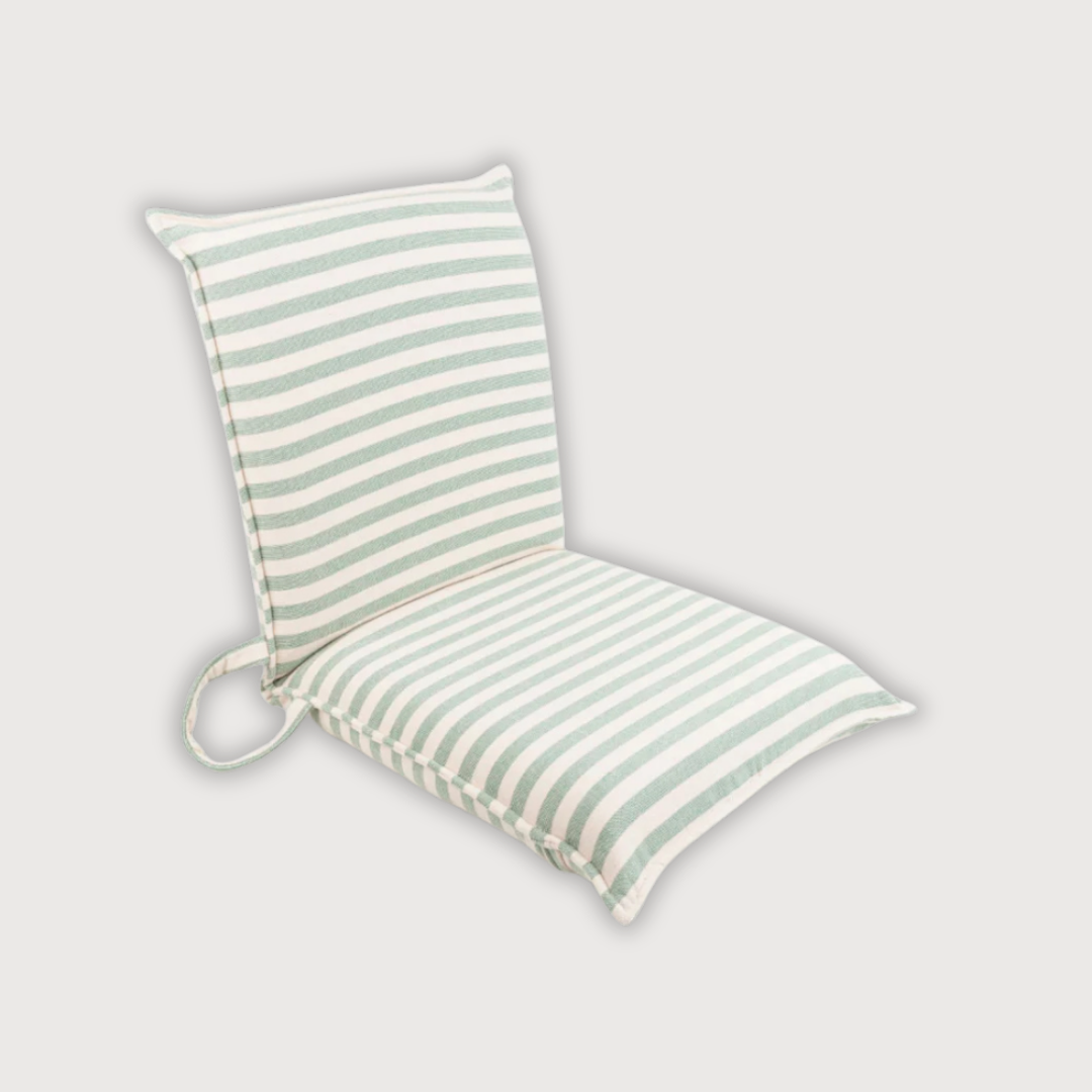 Sage Green Floor Chair – Meditation & Beach Relaxation - byAlex BomGosto Collection