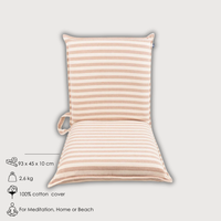 Beige Vloerstoel – voor Meditatie & Strand - byAlex BomGosto Collectie