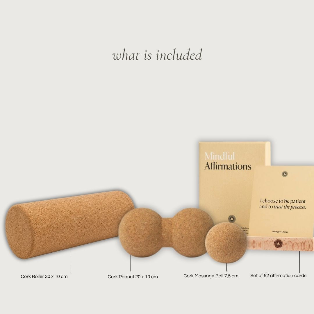 No Stress Bundel: Fascia Release + Affirmatiekaarten &