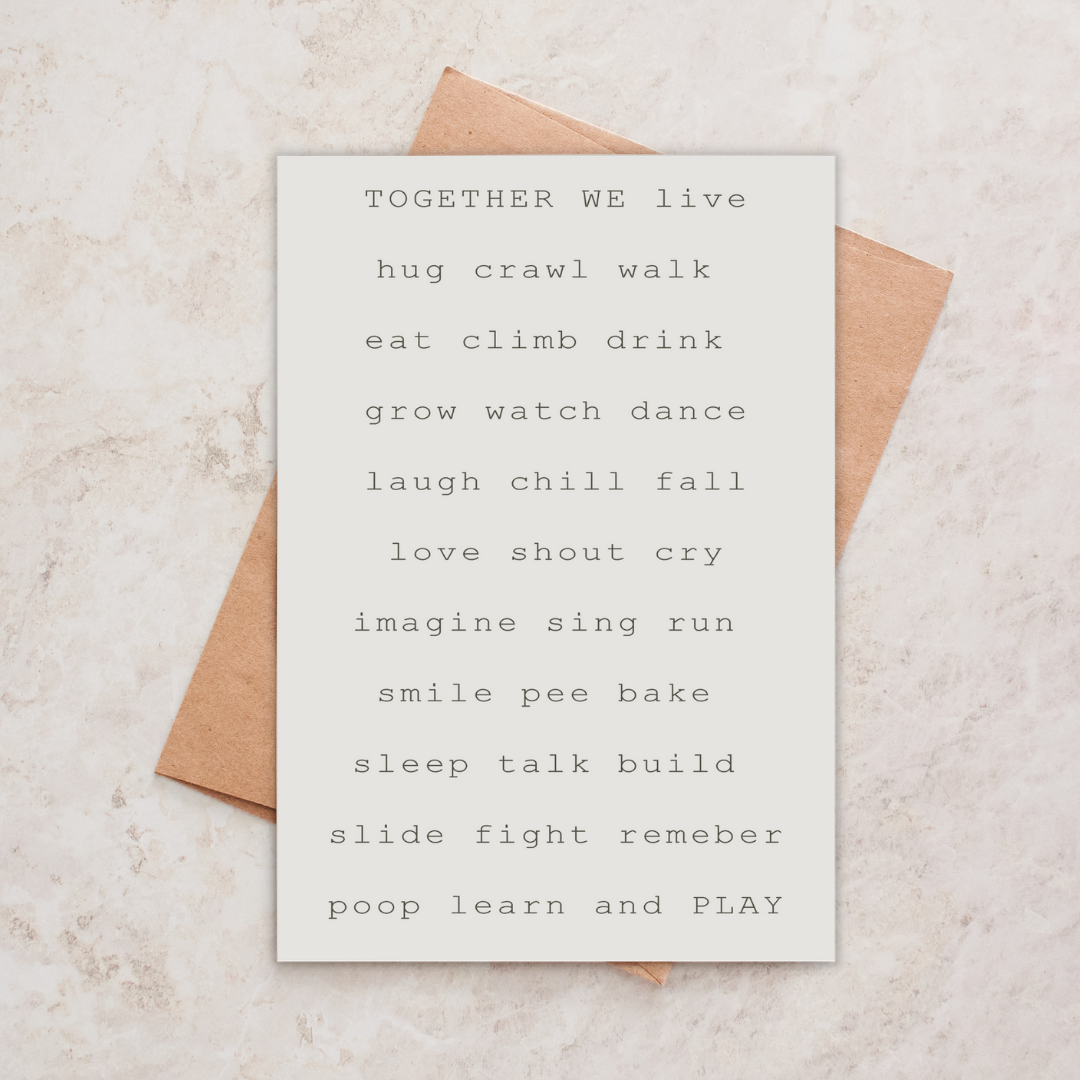 Together! - Postcard