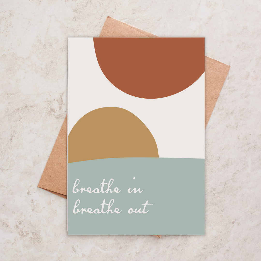 Just Breathe - Postcard