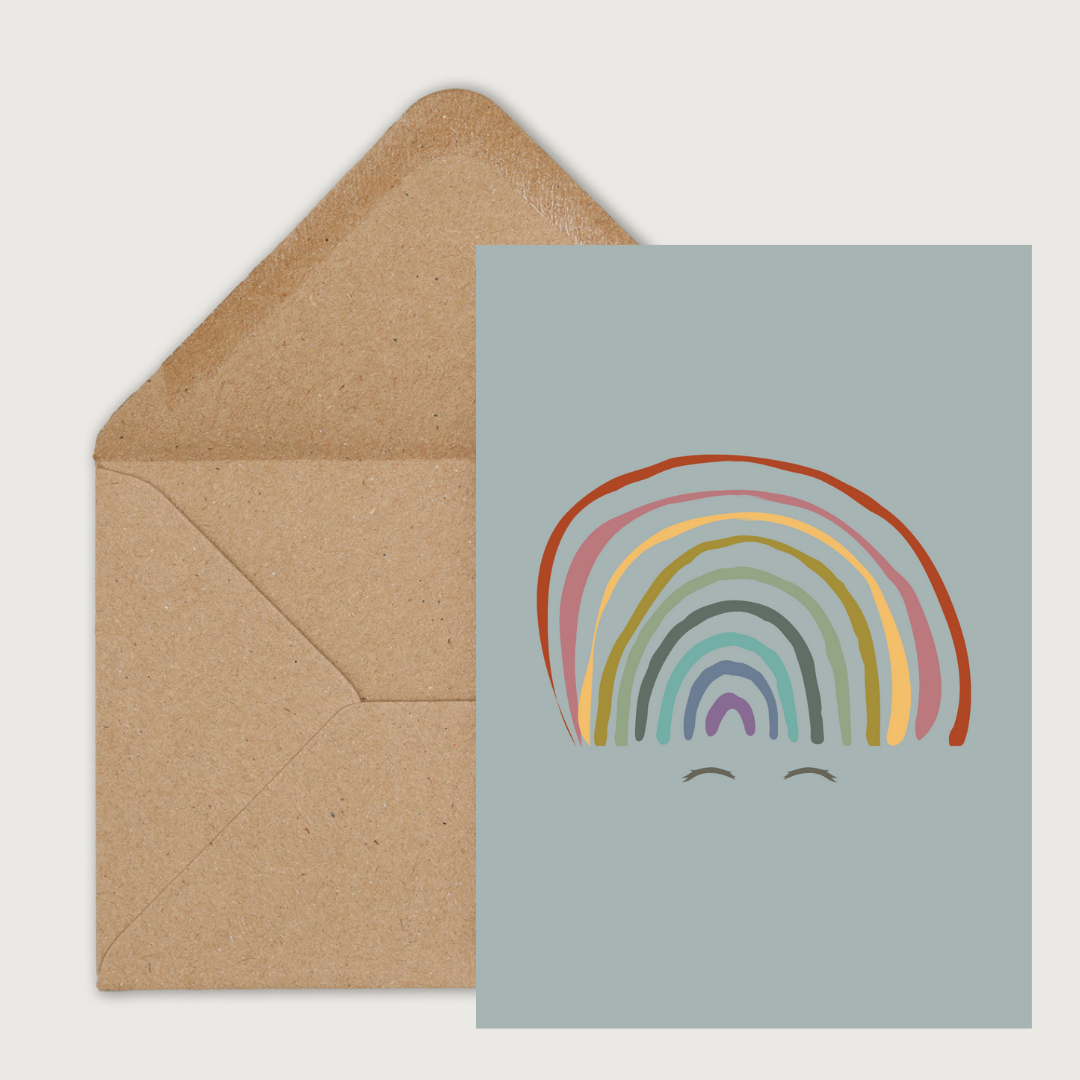 Happy Rainbow! - Postcard