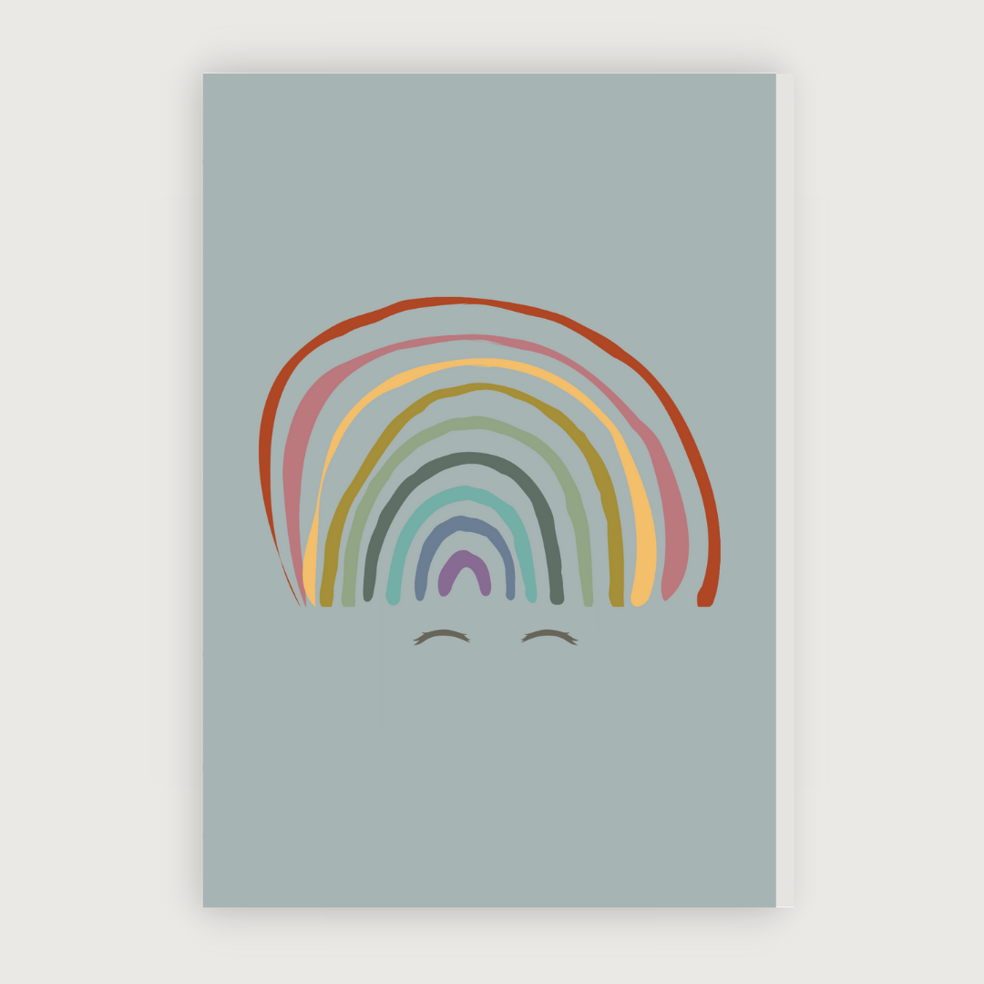 Happy Rainbow! - Ansichtkaart