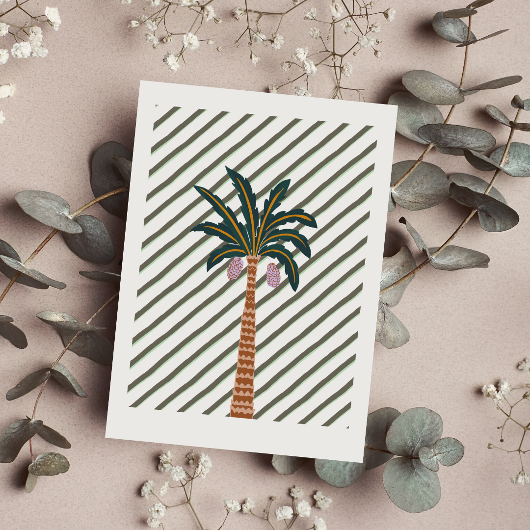 Palm Party!- Postcard