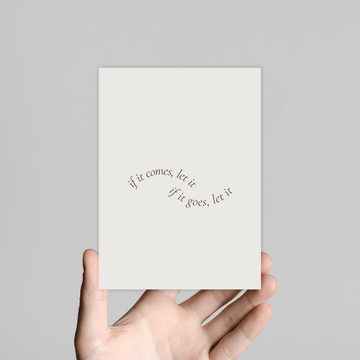 It Comes And Goes - Postcard