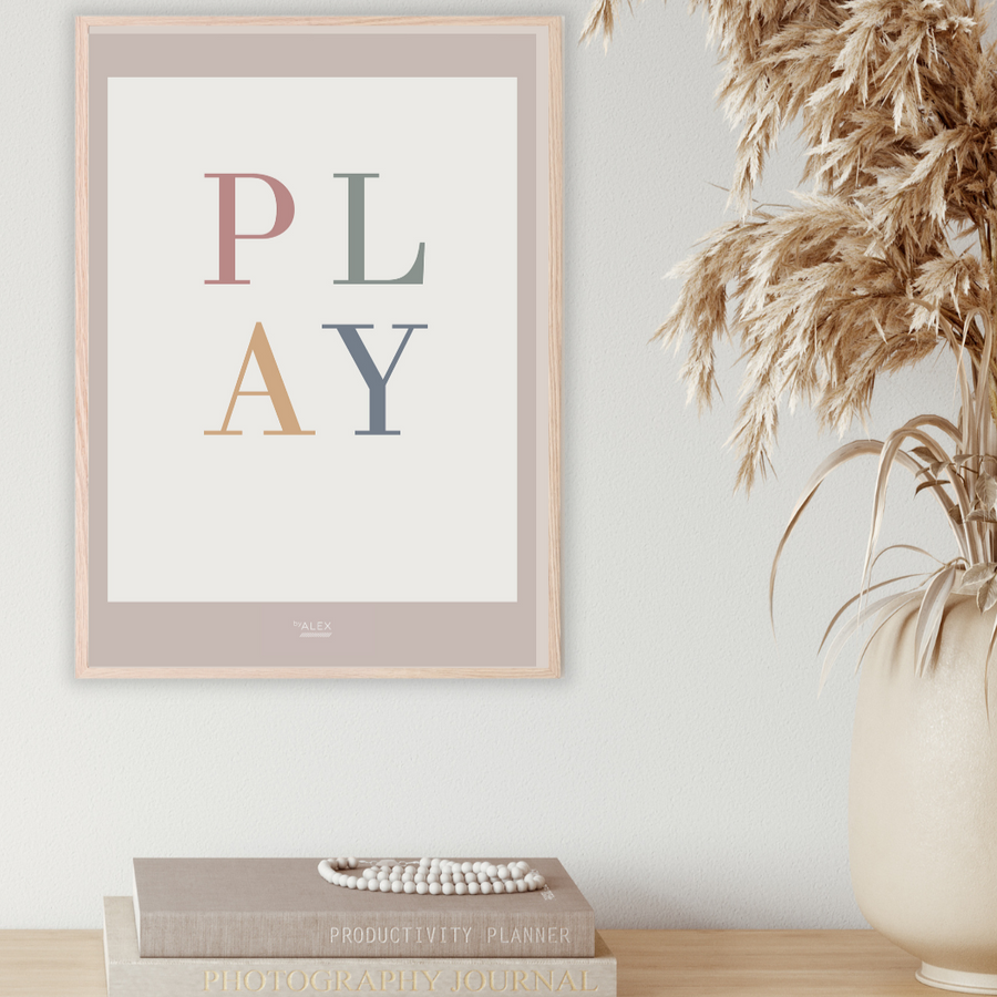 Play All Day - A3-Poster