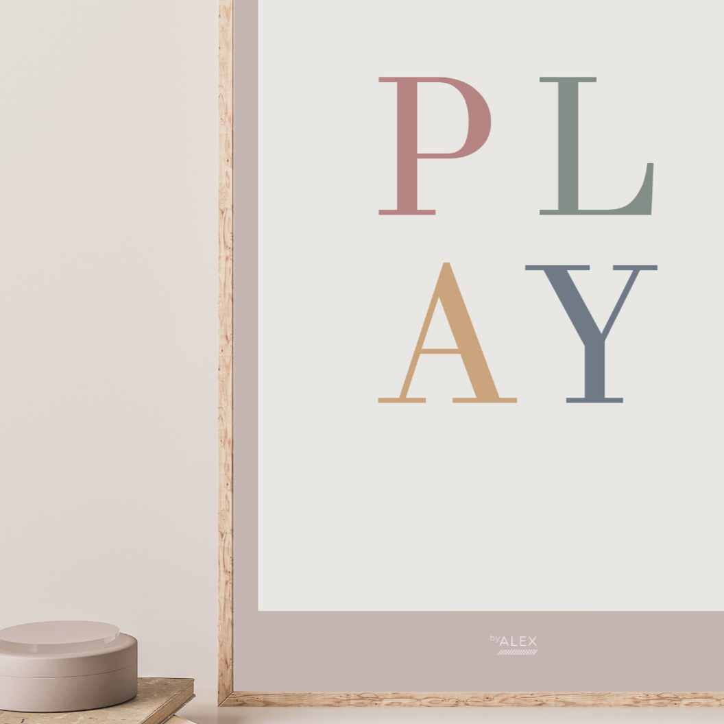 Play All Day - A3 Poster