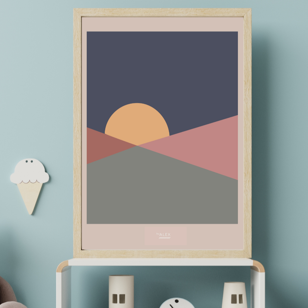 Sunrise - A3-poster
