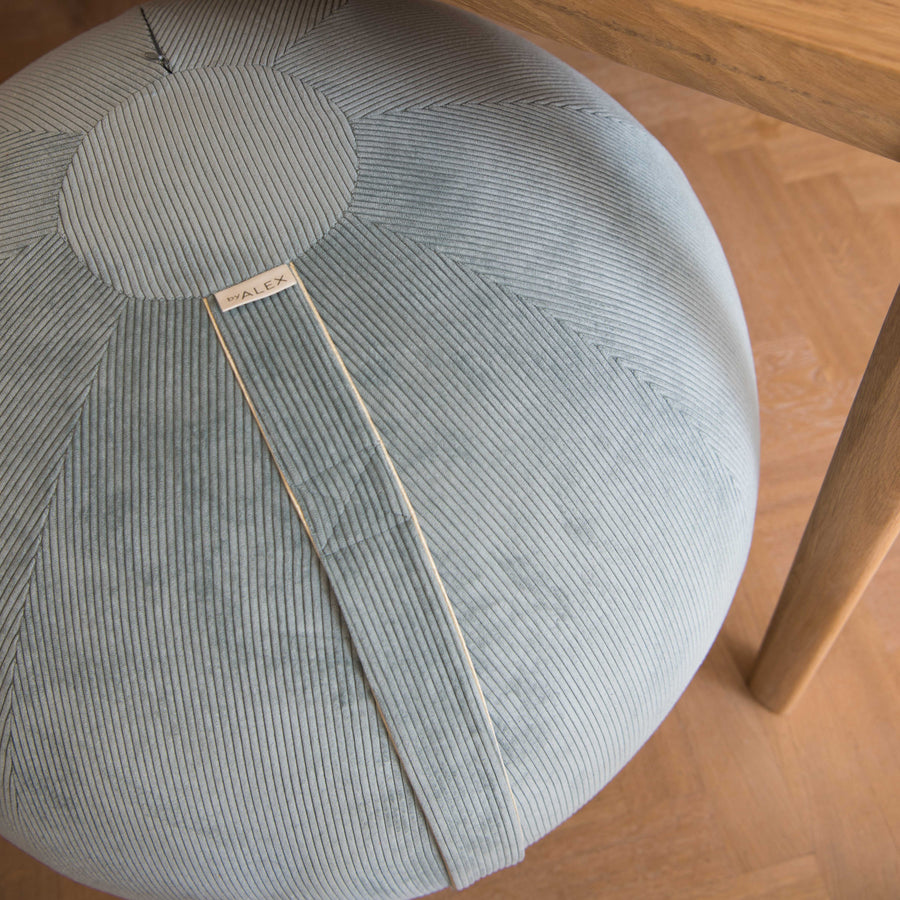 Soft Blue Rib Sitting Ball - Balance and Stability For Your Comfort ...