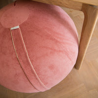 pink rib 65 cm sitting ball
