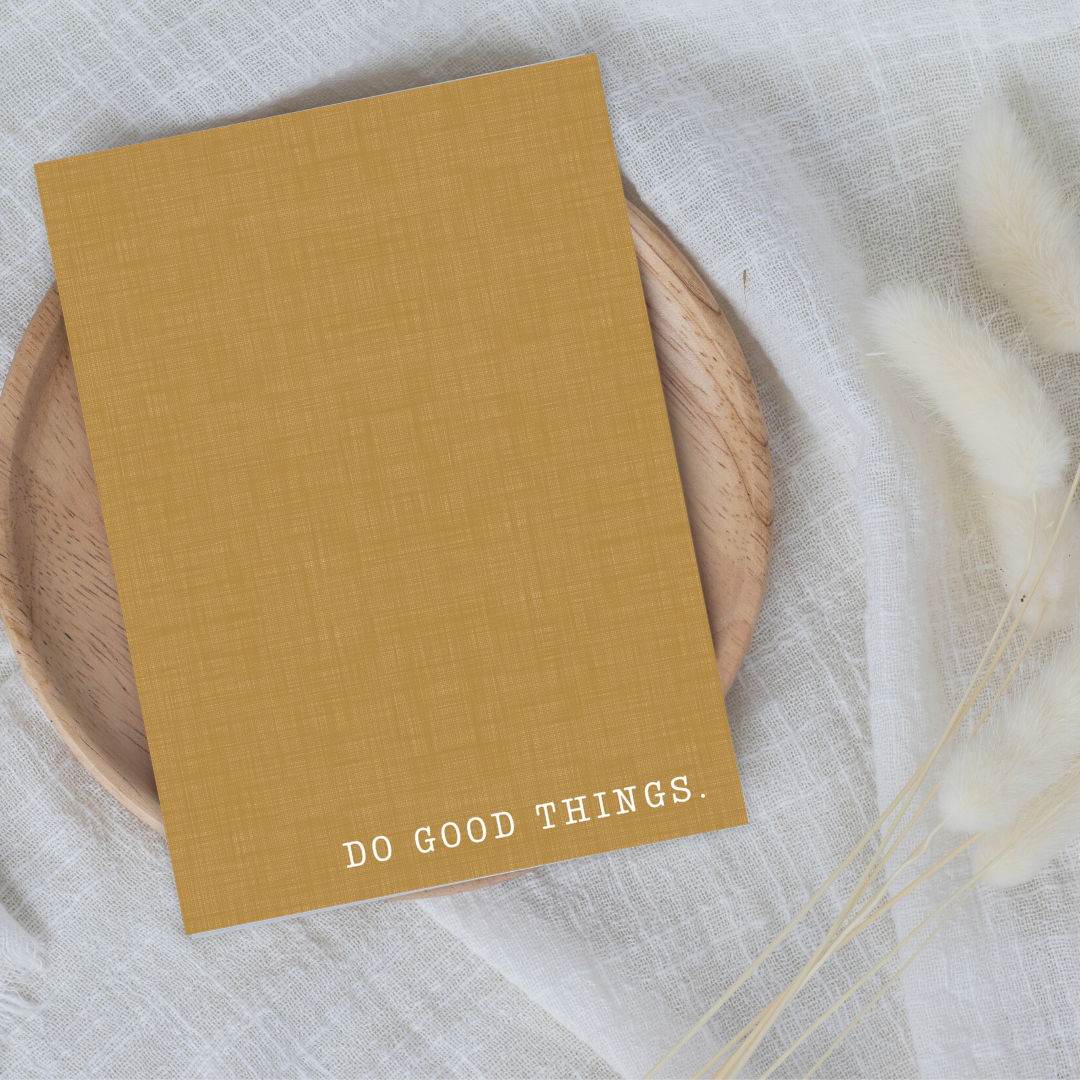 Good Things - Postcard