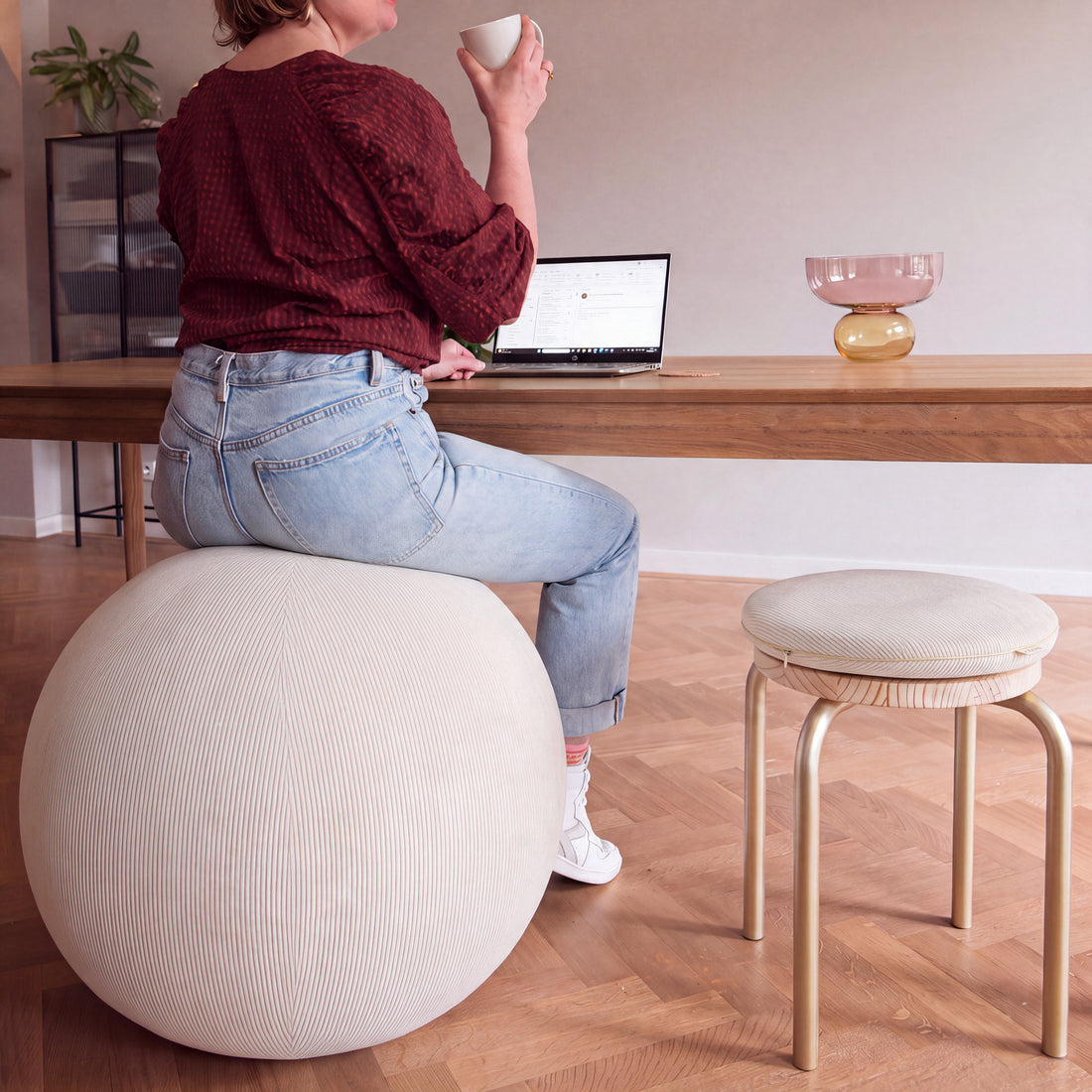 Good Sitting Deal: Beige Rib