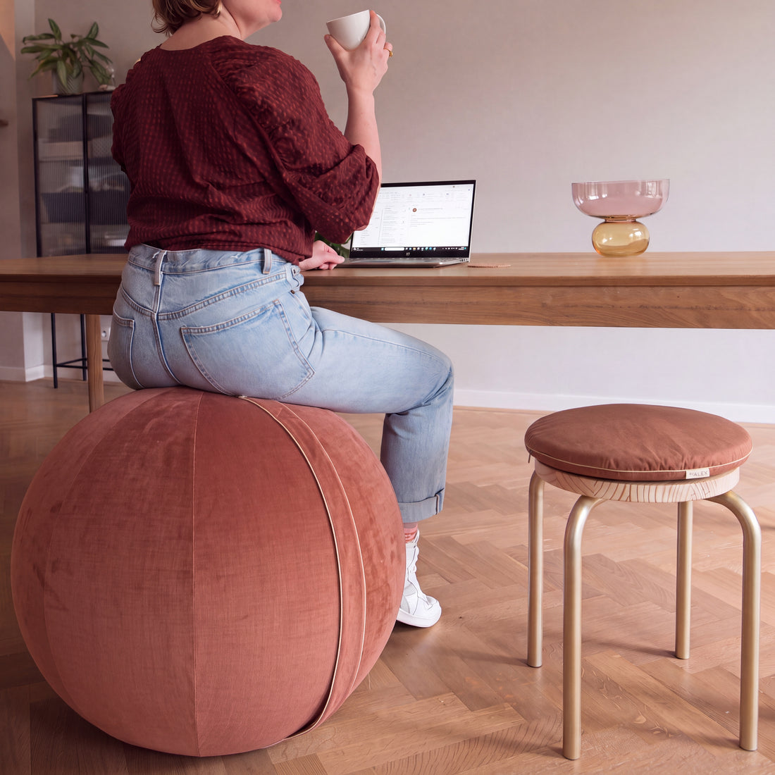 Good Sitting Deal: Brown Velvet