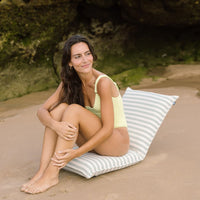 Sage Green Floor Chair – Meditation & Beach Relaxation - byAlex BomGosto Collection