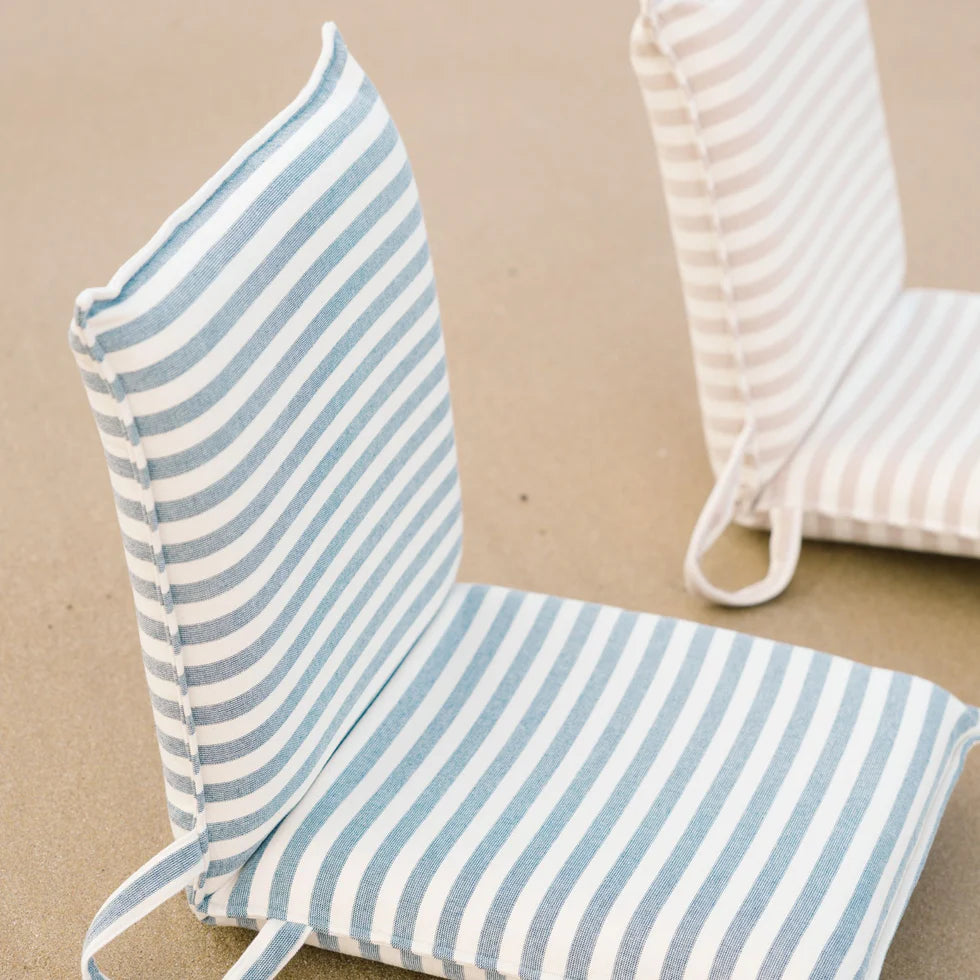 Blauwe Vloerstoel - voor Meditatie & Strand - byAlex BomGosto Collectie