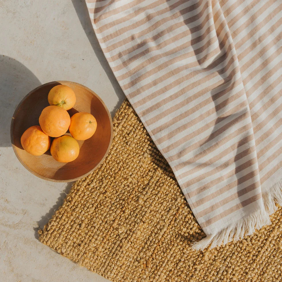 Neutral Beige Activity & Beach Towel - byAlex BomGosto Collection