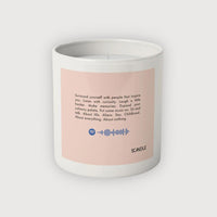 'Great Talks' - Scented Candle