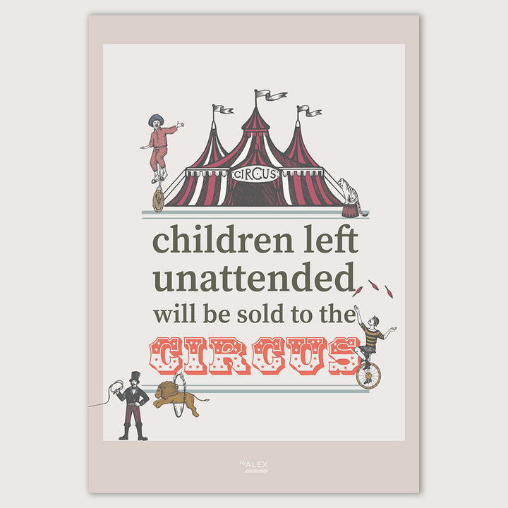 Circus poster A3 byalex