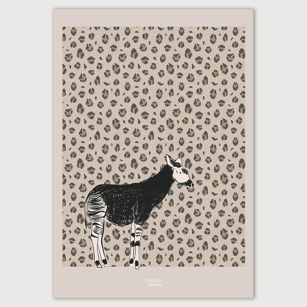 leopard love poster byalex