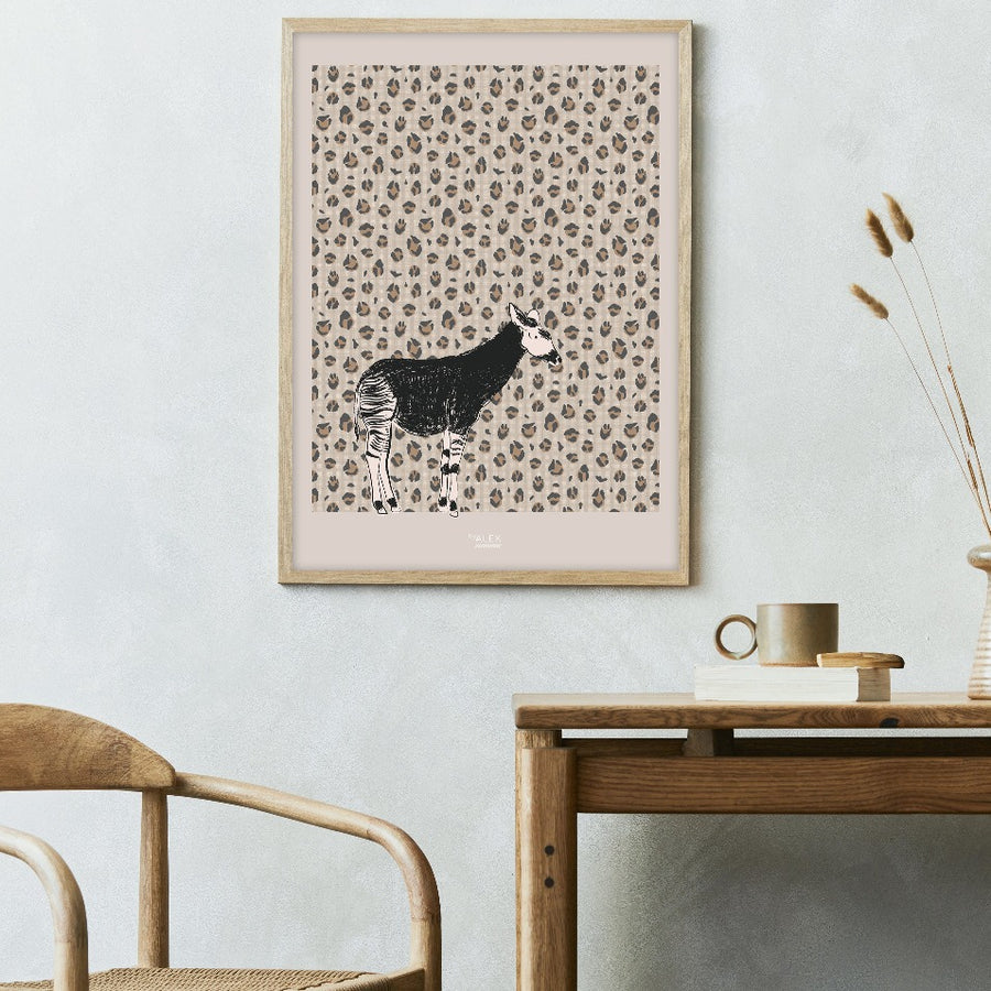 leopard love poster byalex sfeer