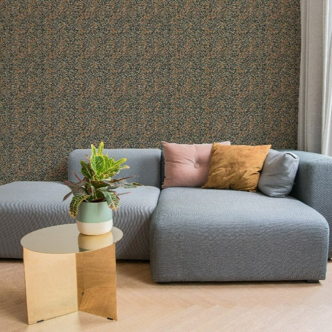 blue multicolor vlies wallpaper livingroom byalex
