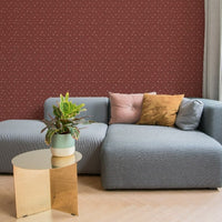 bordeaux cherrie vlies wallpaper livingroom byalex
