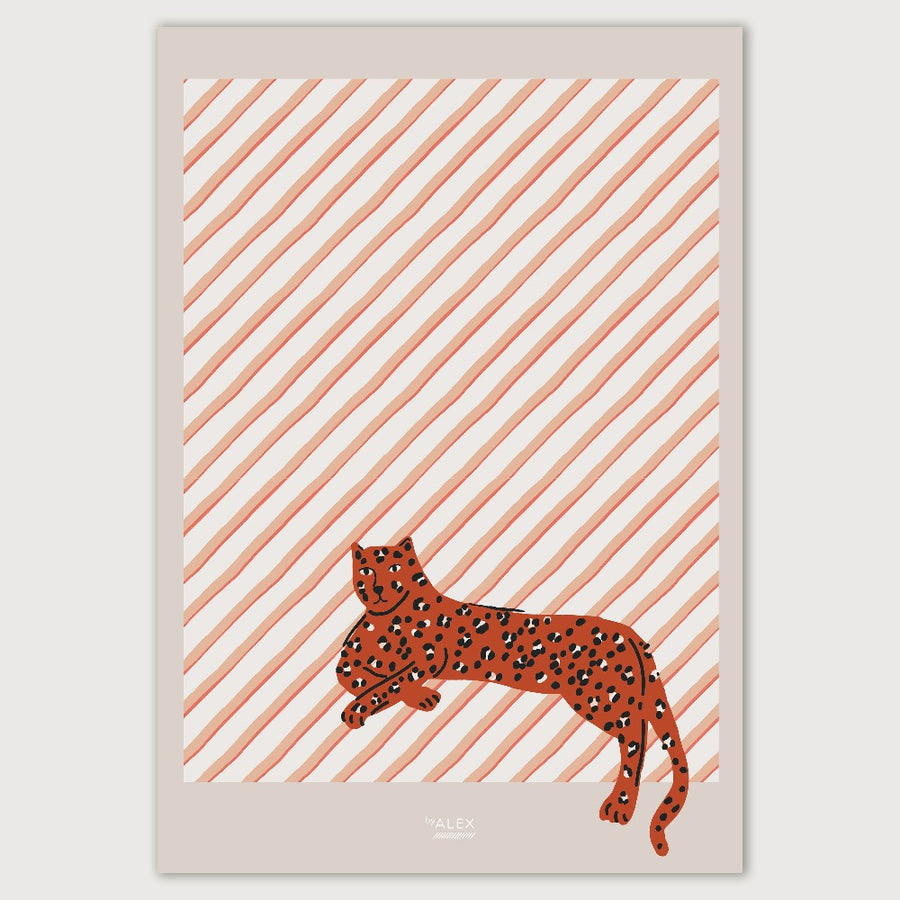 pink candy cane poster byalex