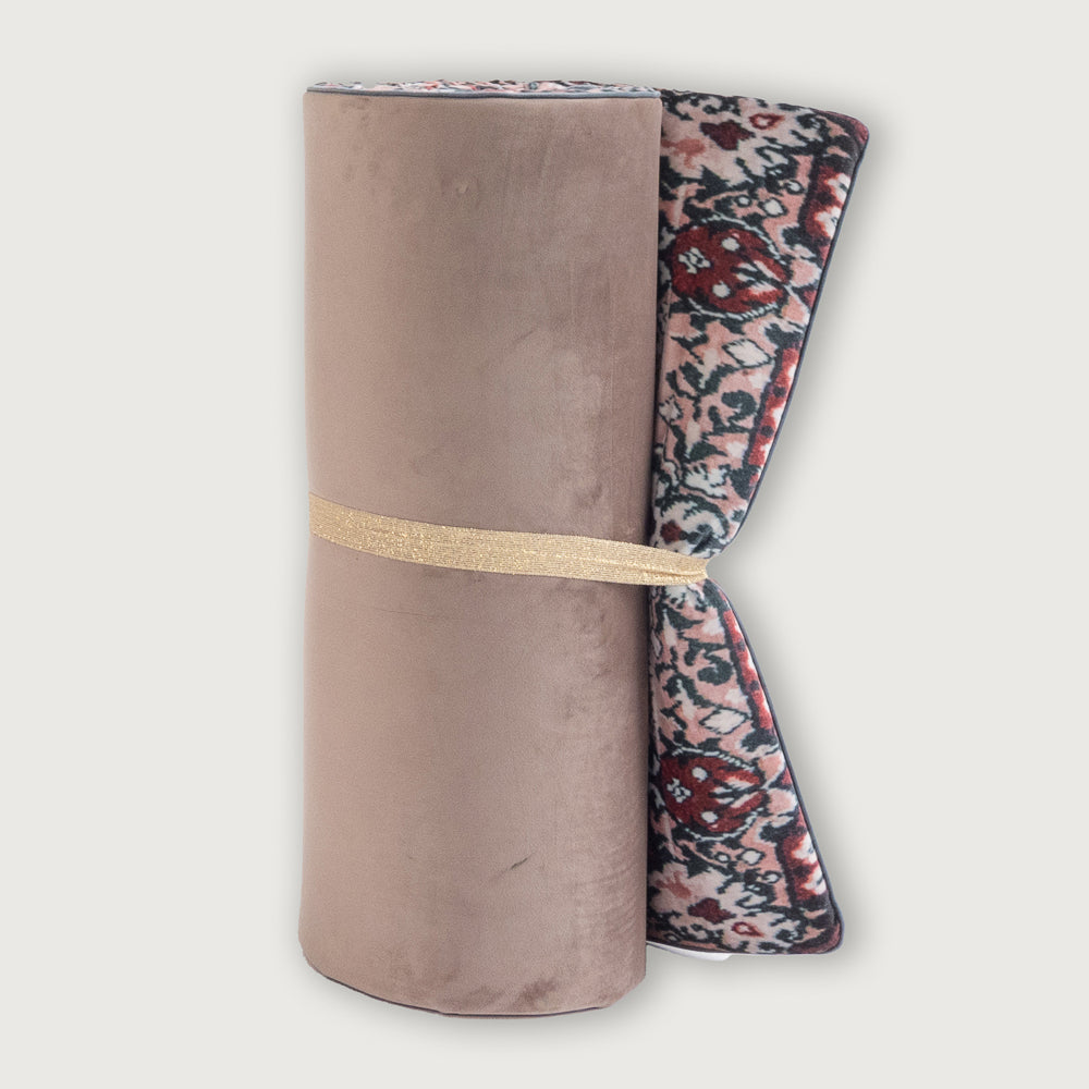 Yin yoga mat pink pattern