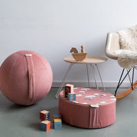 Swanlake - Old Pink Pouf with Print