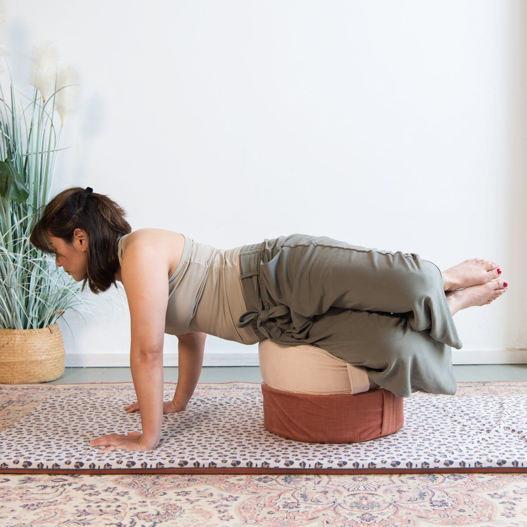 Leopard print yin yoga mat